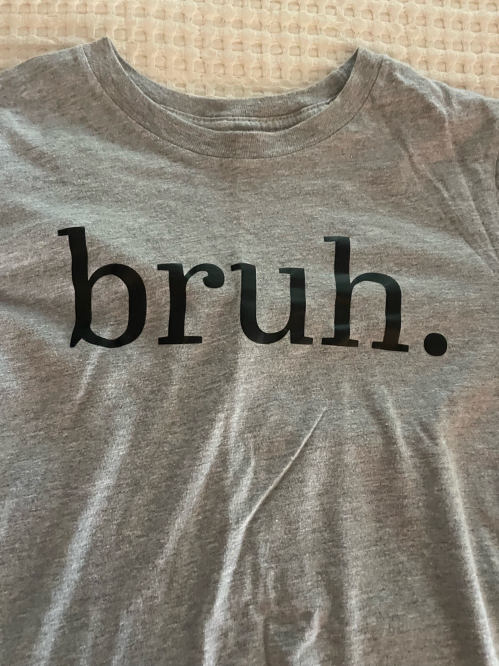 Kids "bruh" tee